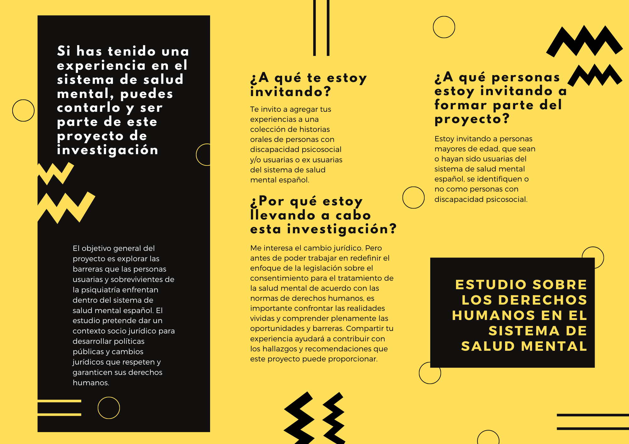 Estudio sobre los Derechos Humanos en el Sistema de Salud Mental